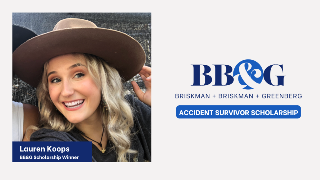 Briskman Briskman & Greenberg Selects Pedestrian Accident Survivor to Receive their 2023 Accident Survivor Scholarship